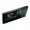 Nástenné/stolné hodiny Braun BC14B-DCF rádiový budík obdĺžnikové čierne