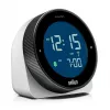 Nástenné/stolné hodiny Braun BC24W-DCF rádiový budík obdĺžnikové čierne, biele