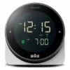 Nástenné/stolné hodiny Braun BC24W-DCF rádiový budík obdĺžnikové čierne, biele