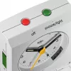 Nástenné/stolné hodiny Braun BC05W analógové hodiny obdĺžnikové biele