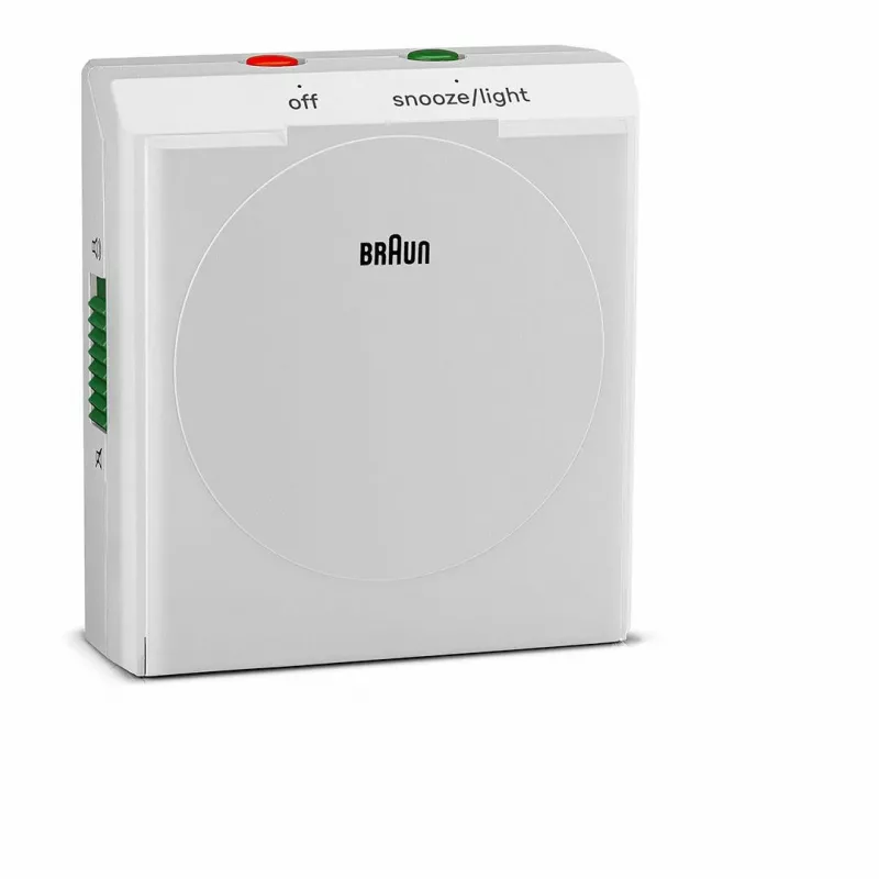 Nástenné/stolné hodiny Braun BC05W analógové hodiny obdĺžnikové biele