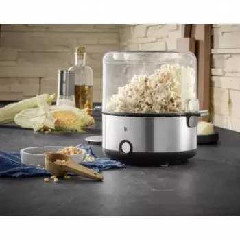 Popcorn stroj WMF KITCHENminis 0415470011 čierna nerez 2,2 l 250 W