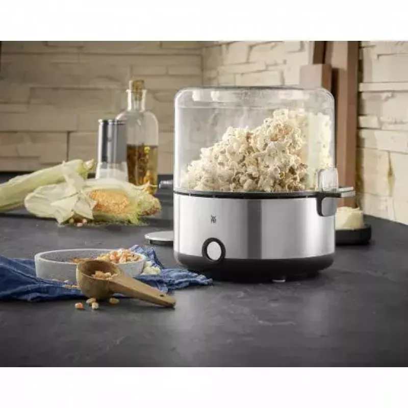 Popcorn stroj WMF KITCHENminis 0415470011 čierna nerez 2,2 l 250 W