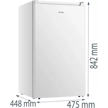 Gorenje F39EPW4 mraznička samostatná 61 L biela