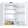 Chladnička Bosch Serie 2 KTR15NWEB, voľne stojaca, 134 l, biela, H850 × B560 × T580 mm, energetická trieda E