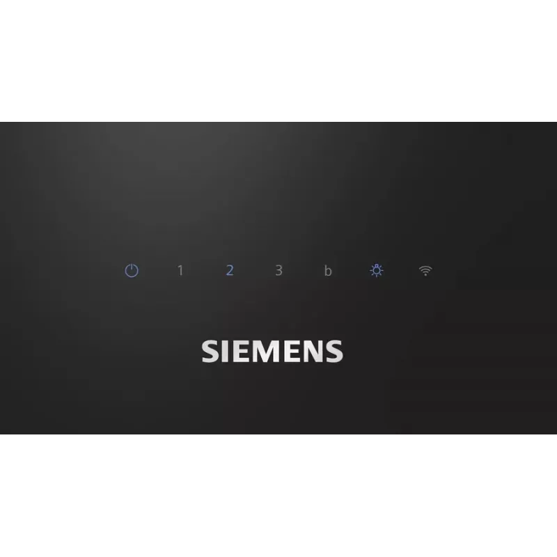 Siemens iQ300 LC87KFN60 šikmý nástenný odsávač pár, 80 cm, Home Connect, 56 dB, energetická trieda A+, LED, čierny