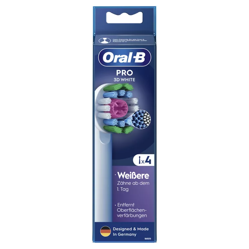 Náhradné hlavice Oral‑B 860960 balenie 4 ks, biele náhradné kefky