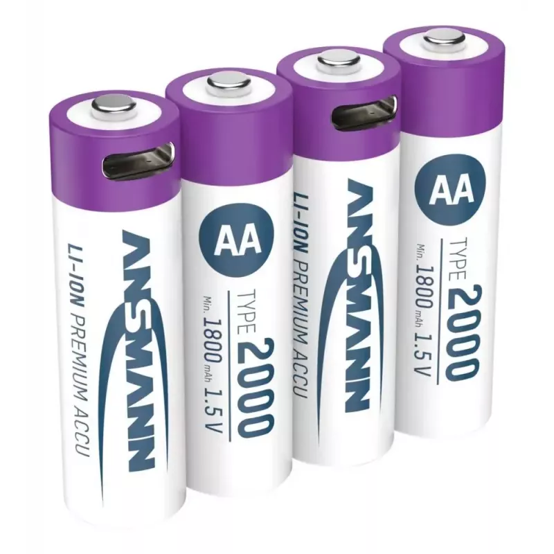 Nabíjateľná batéria Ansmann 1312-0036 AA Lithium-Ion