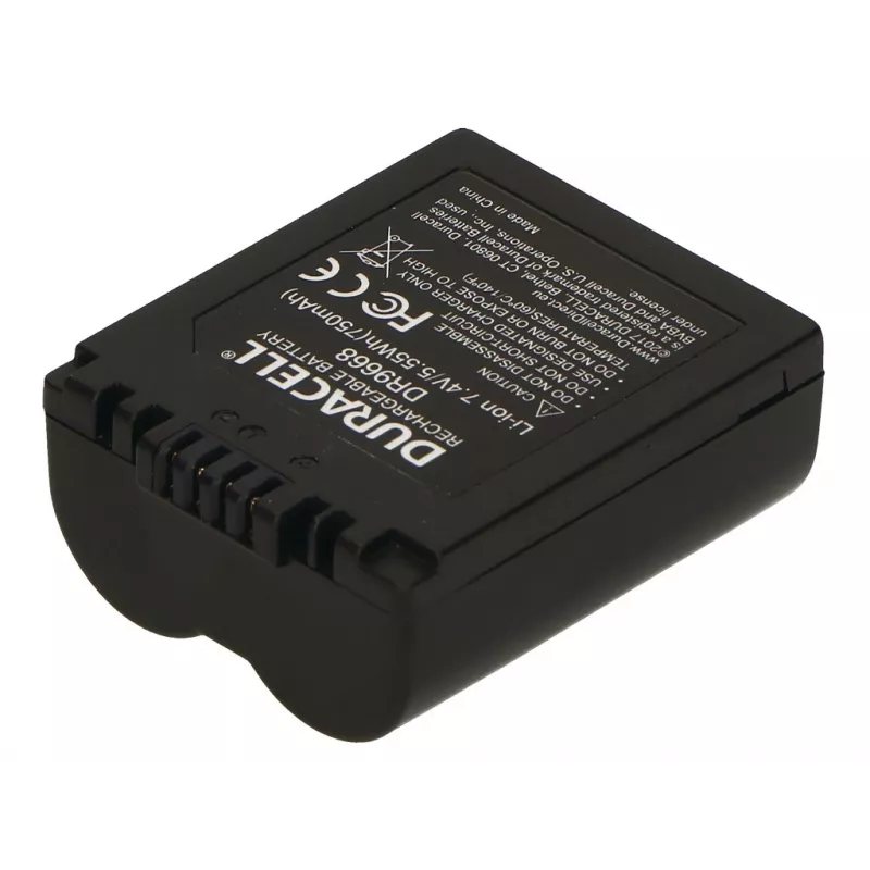 Batéria do fotoaparátu Duracell DR9668, Lithium-Ion, 750 mAh, 35x44x18 mm