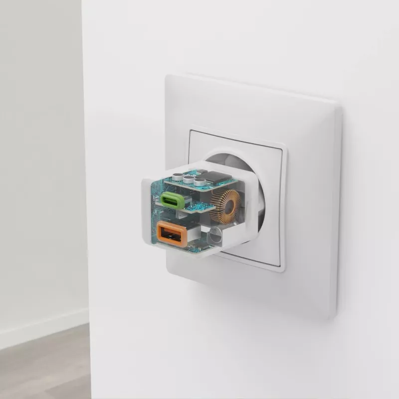 Hama 00201992 mobilná nabíjačka smartfón biela AC rýchle nabíjanie interiér, exteriér
