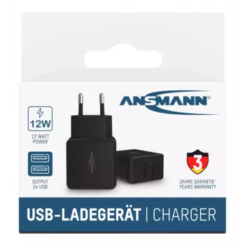 Nabíjačka Ansmann HC212 Universal čierna AC do interiéru