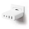 Nabíjačka ALOGIC 4X100 Universal biela USB do interiéru