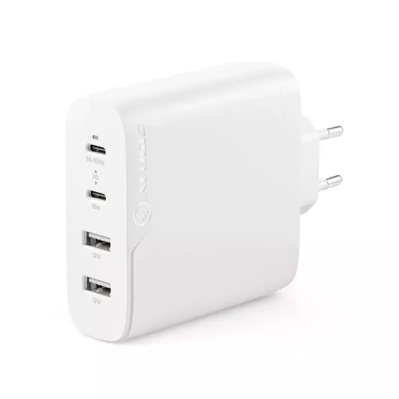 Nabíjačka ALOGIC 4X100 Universal biela USB do interiéru