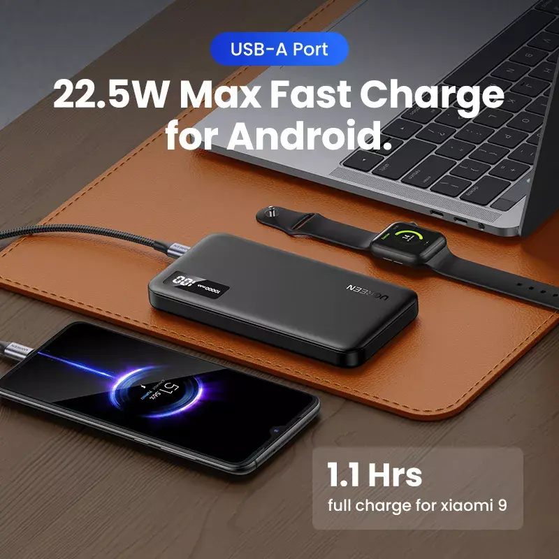 Ugreen 25742 powerbank lithium-ión (Li-Ion) 10000 mAh čierna