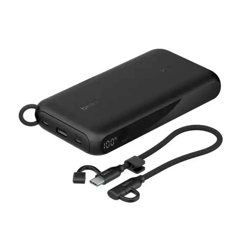 Powerbank Belkin BPB028HQBK 20000 mAh, 2× USB-C, 1× USB-A, čierna