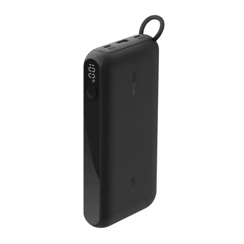 Powerbank Belkin BPB028HQBK 20000 mAh, 2× USB-C, 1× USB-A, čierna