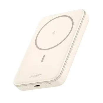Ugreen 25208 Powerbank 10000 mAh bezdrôtové nabíjanie béžová
