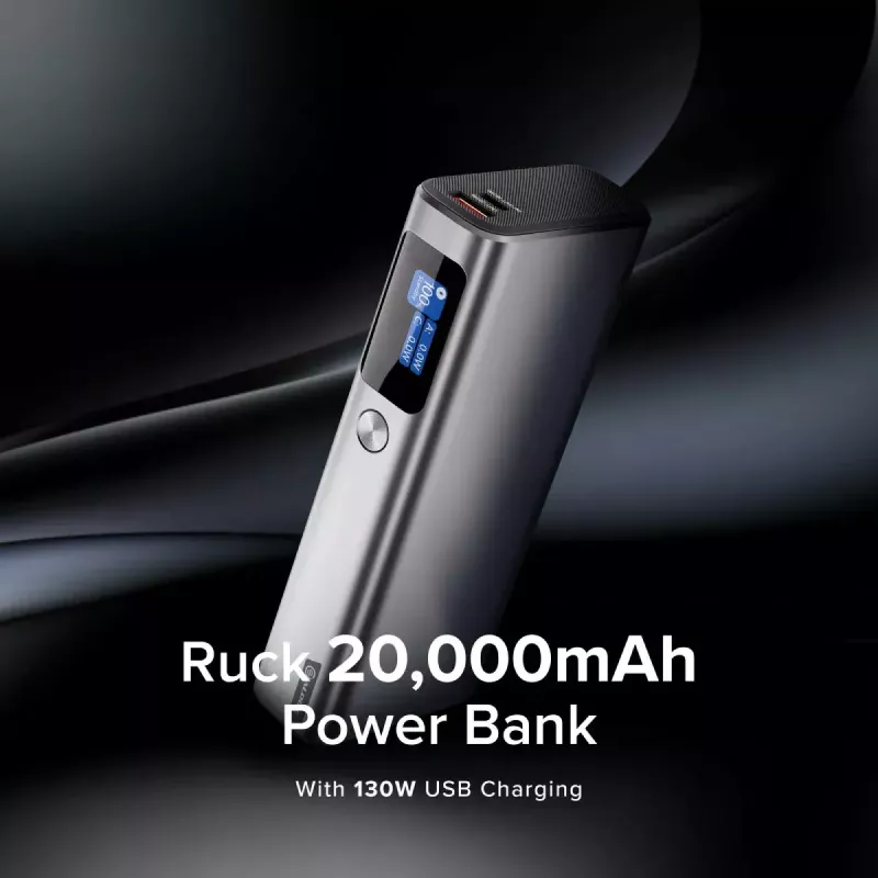 Powerbank ALOGIC Ruck 20000mAh, 130W USB nabíjačka