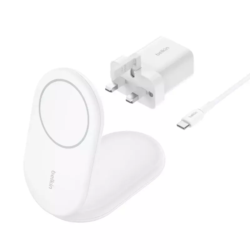 Bezdrôtová nabíjačka Belkin BoostCharge WIB007VFWH USB rýchlonabíjanie Indoor