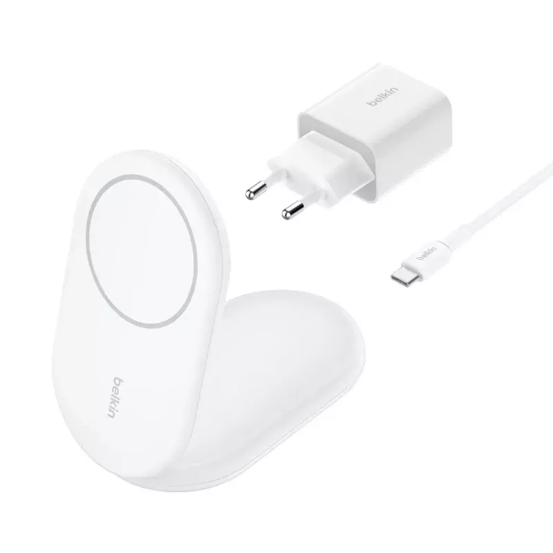Bezdrôtová nabíjačka Belkin BoostCharge WIB007VFWH USB rýchlonabíjanie Indoor