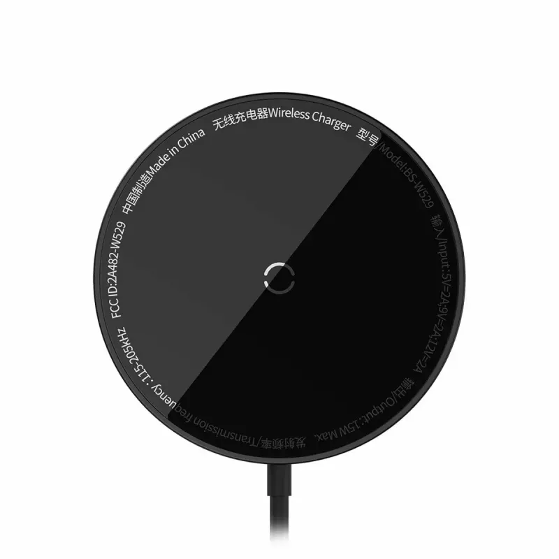 Nabíjačka Baseus CCJJ040001 bezdrôtová interiér USB čierna pre smartfóny