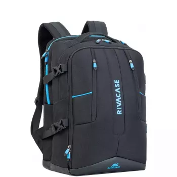 Rivacase 7860 batoh na notebooky do 43,9 cm (17,3 palcov), polyester, čierna/modrá