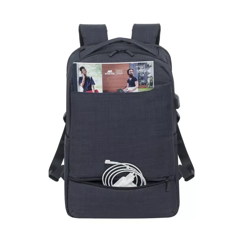 Batoh Rivacase 8365 pre 17,3-palcové notebooky, polyester, čierny, 850 g