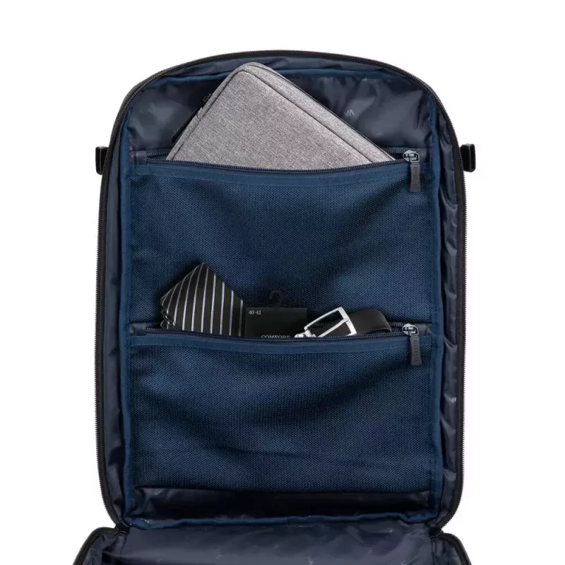 Batoh Rivacase 8461 43,9 cm 17,3 palcov čierny 2 predné vrecká
