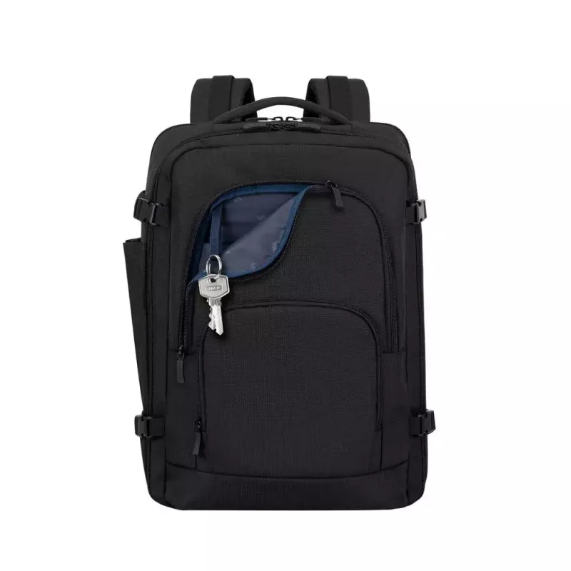 Batoh Rivacase 8461 43,9 cm 17,3 palcov čierny 2 predné vrecká