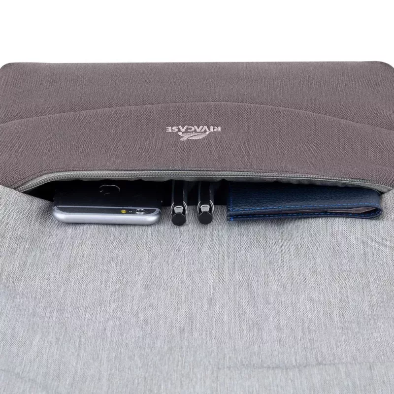 Rivacase 7562 Prater protikrádežový batoh na notebook 15,6 palca (39,6 cm), sivý/mocha