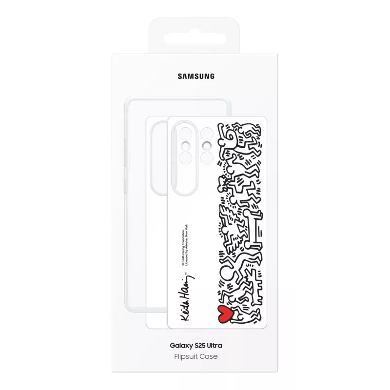 Samsung EF-MS938CWEGWW Flipsuit Case pre Galaxy S25 Ultra, TPU, biely