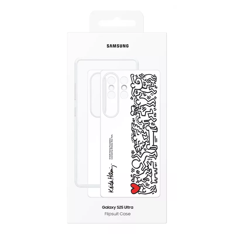 Samsung EF-MS938CWEGWW Flipsuit Case pre Galaxy S25 Ultra, TPU, biely