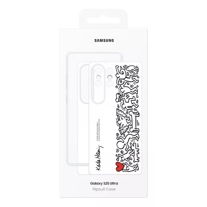Samsung EF-MS938CWEGWW Flipsuit Case pre Galaxy S25 Ultra, TPU, biely