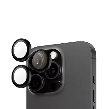 PanzerGlass ® Hoops® ochrana kamery čierna iPhone 16 Pro | 16 Pro Max