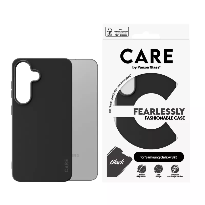 PanzerGlass CARE™ by ® Case čierne Samsung Galaxy S25