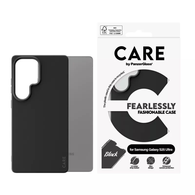 PanzerGlass CARE™ by ® Case čierne Samsung Galaxy S25 Ultra