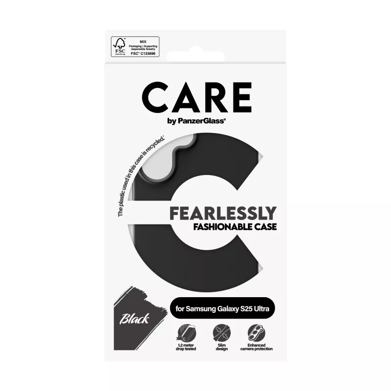 PanzerGlass CARE™ by ® Case čierne Samsung Galaxy S25 Ultra