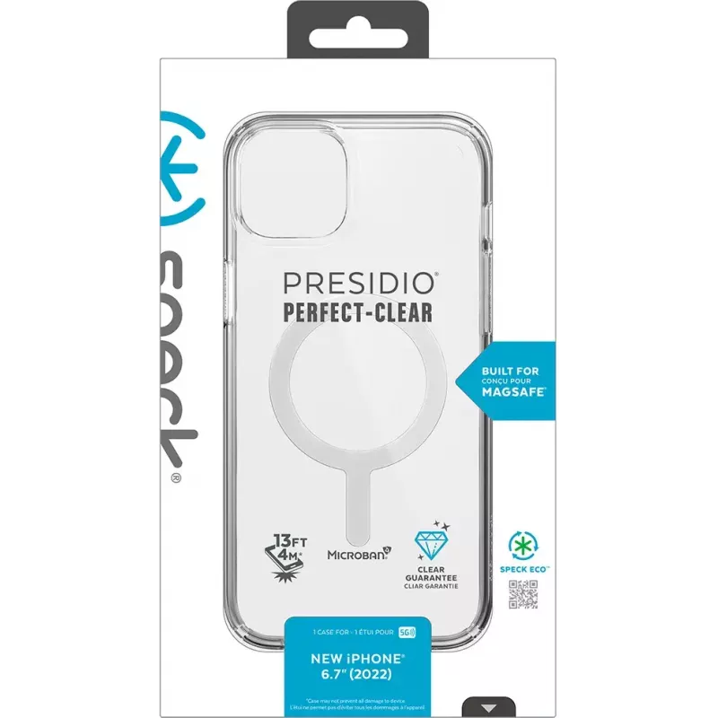 Speck Presidio Perfect Clear puzdro MagSafe iPhone 14 Plus