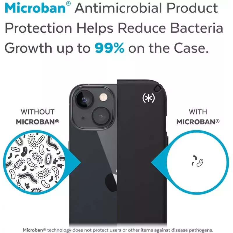Speck Presidio2 Pro + MS Apple iPhone 14 Plus/15 Plus čierne – s Microban robustné ochranné puzdro