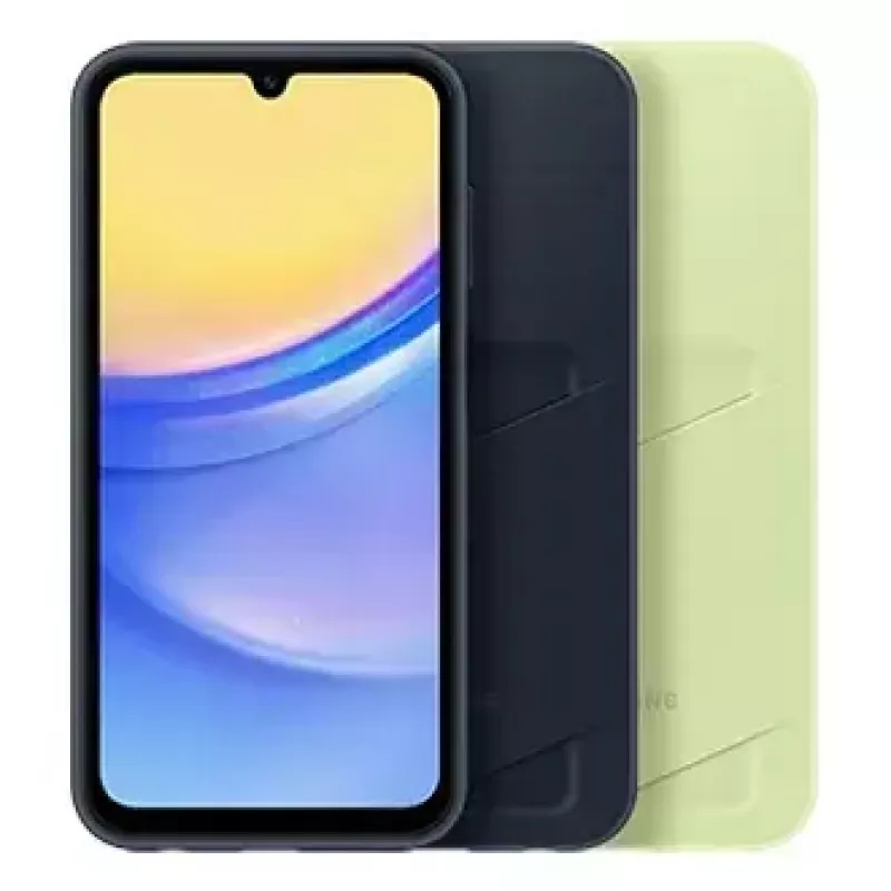 Samsung EF-OA156TBEGWW Card Slot Cover kryt pre Galaxy A15 / A15 5G, TPU, modrý / čierny