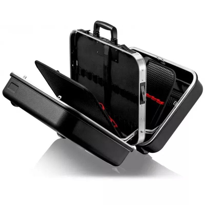 Kufrík na náradie Knipex BIG Twin Toolbox hliníkový čierny