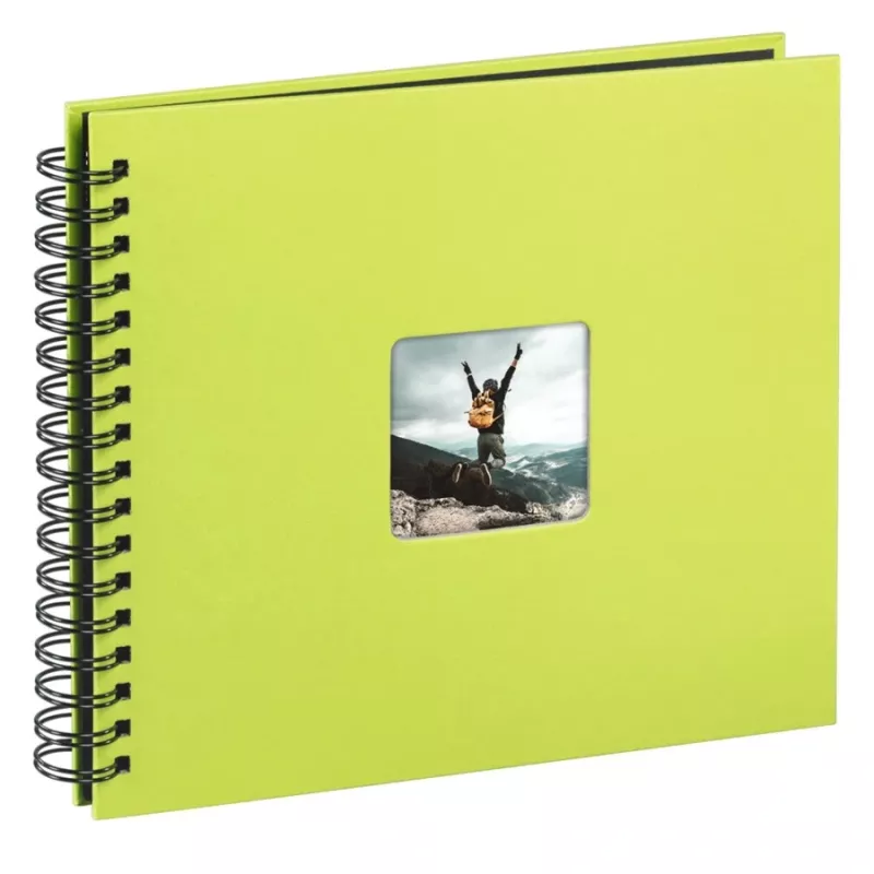 Hama fotoalbum zelený 50 strán 10 x 15 špirálová väzba
