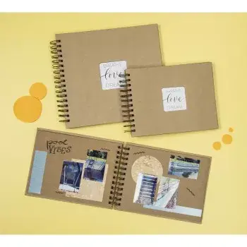 Hama Craft fotoalbum hnedý 80 listov 10 x 15 špirálová väzba