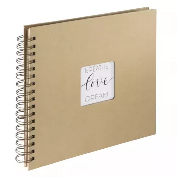 Hama Craft fotoalbum hnedý 80 listov 10 x 15 špirálová väzba