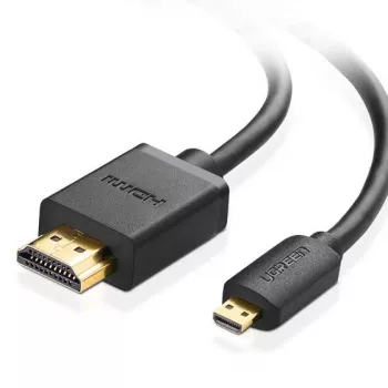 Ugreen 30104 HDMI kábel 3 m HDMI Type-D (Micro) HDMI Type-A (Standard) čierny