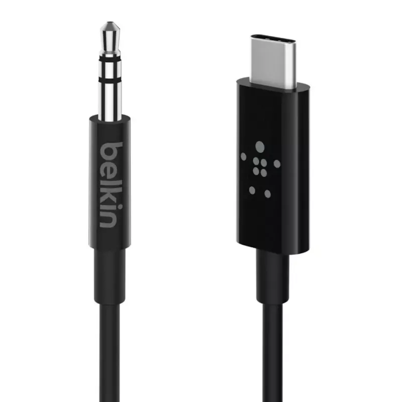 Audio kábel Belkin RockStar 3,5 mm s konektorom USB-C