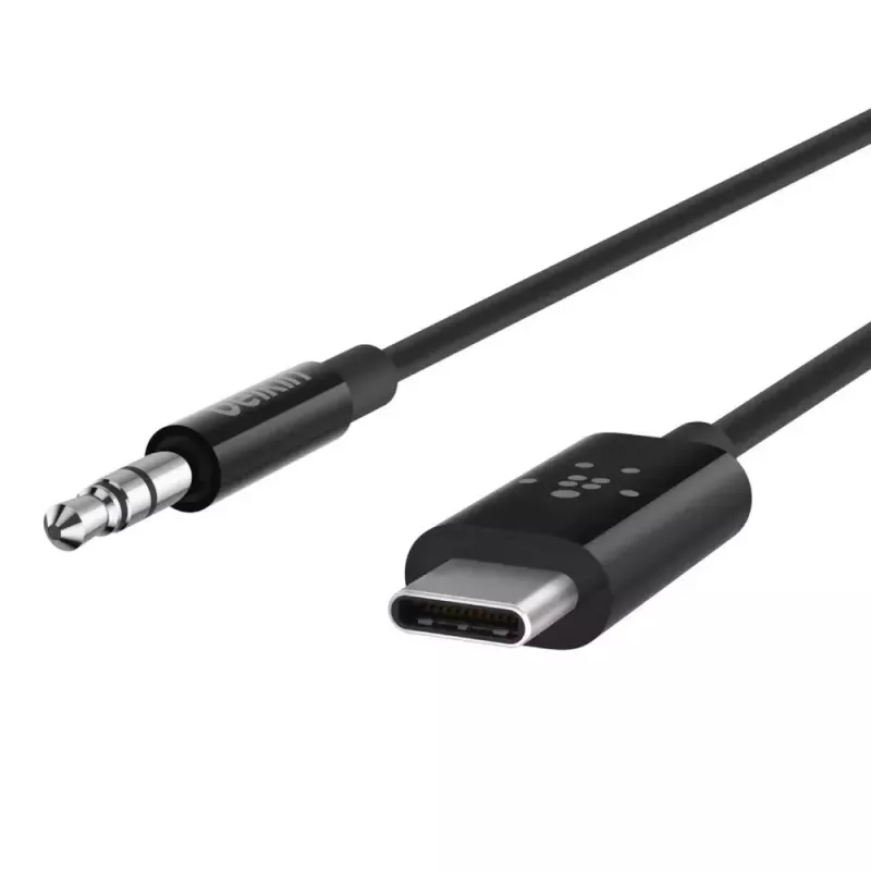 Audio kábel Belkin RockStar 3,5 mm s konektorom USB-C