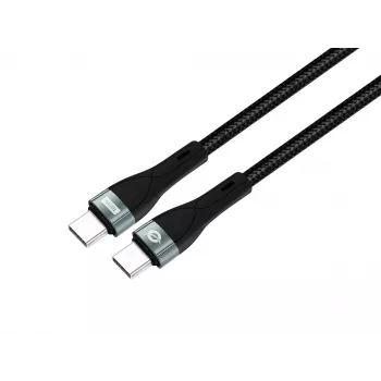 Conceptronic ETTA01B12 USB-C-C PD 3.0 100W rýchlonabíjací kábel 1,2 m, 20V 5A, 480 Mbit/s, E-Mark