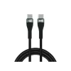 Conceptronic ETTA01B20 USB C-C PD 3.0 100W rýchlonabíjací kábel 2M, 20V 5A, 480Mbps, E-Mark