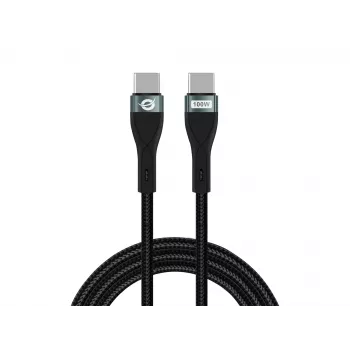 Conceptronic ETTA01B20 USB C-C PD 3.0 100W rýchlonabíjací kábel 2M, 20V 5A, 480Mbps, E-Mark